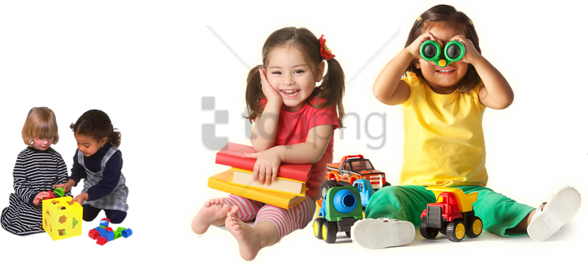 Free Png School Kids Png Png Images Transparent - Play School Children (850x382), Png Download