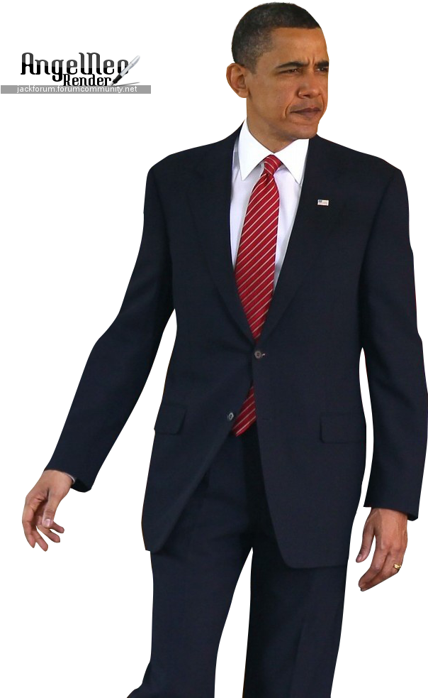 Obama Render Cut Angelneo Photo Barackobama - Tuxedo (801x999), Png Download