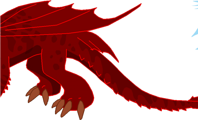 Drawn Night Red Japanese Dragon - Illustration (640x480), Png Download