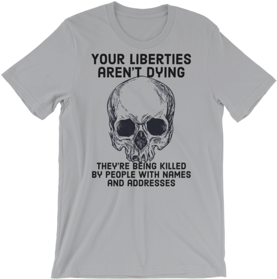 Liberties Aren't Dying Light T-shirt - Ros Sereysothea Shirt (600x600), Png Download