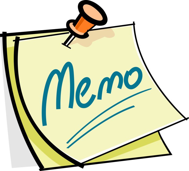Vector Illustration Of Push Pin Thumb Tack Holds Memo (774x700), Png Download
