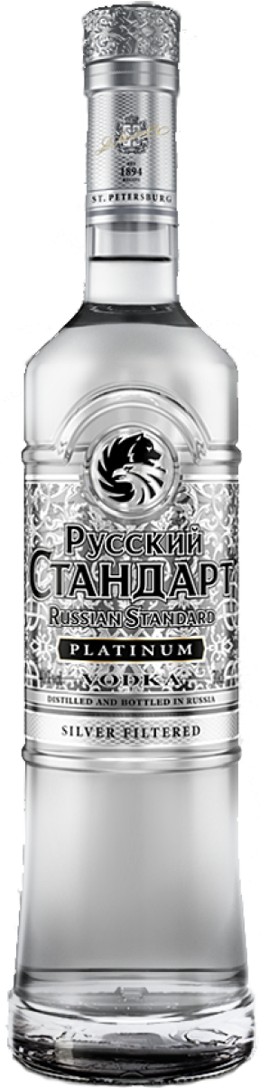 Russian Standard Platinum Vodka 40% Vol - Russian Standard (900x1200), Png Download