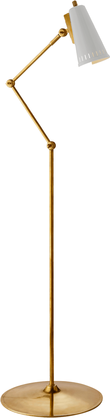 Antonio Articulating Floor Lamp Thomas O Brien Circa - Lighting (1440x1440), Png Download