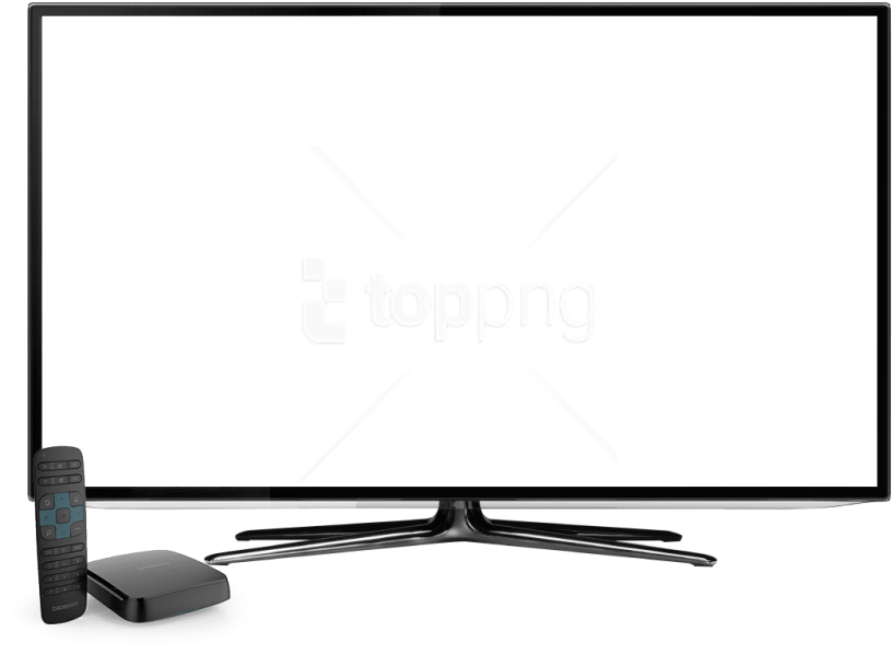 Free Png Download Led Television Clipart Png Photo - Black & White Tv Images Png (850x626), Png Download