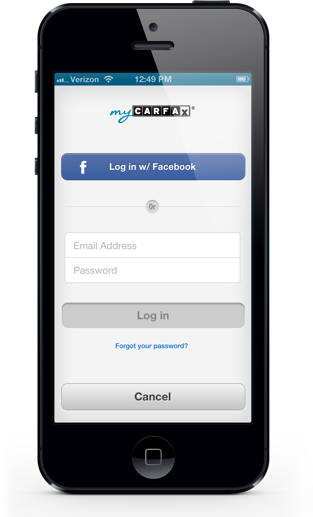 User Experience And User Interface Design For Carfax's - Iphone With Instagram Screen (1446x1681), Png Download
