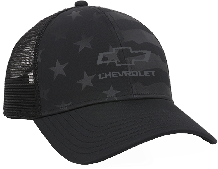 Chevrolet Stars Stripes Mesh Hat - Cappello The North Face Nero (769x600), Png Download