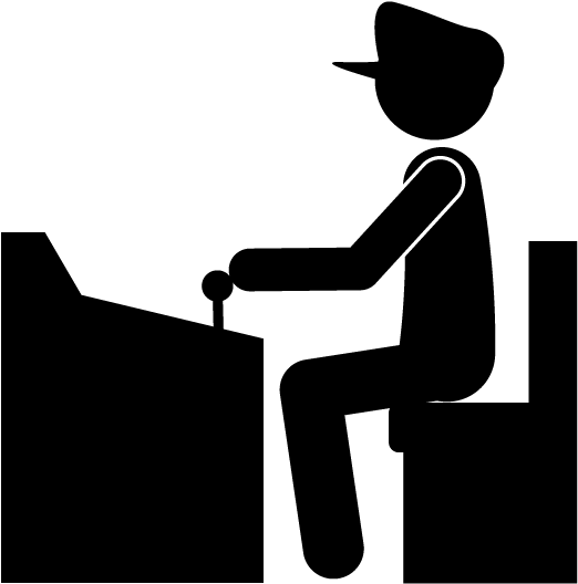 Job / Occupation Illustration - Train Operator Clip Art (640x640), Png Download
