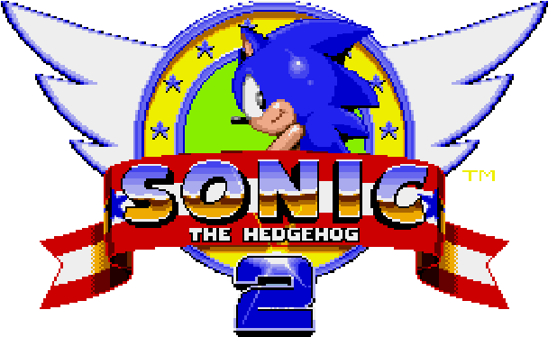 Sonic The Hedgehog 2 Classic Messages Sticker-3 - Sonic The Hedgehog 1991 Logo (618x618), Png Download