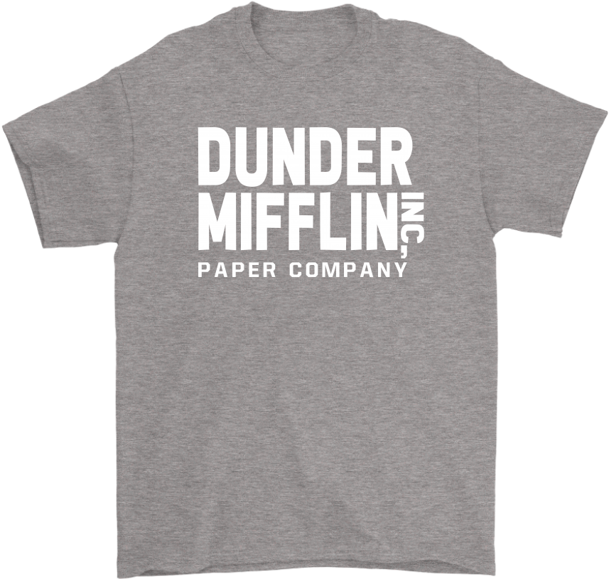 Dunder Mifflin Paper Company Inc The Office Shirts - Active Shirt (1024x1024), Png Download