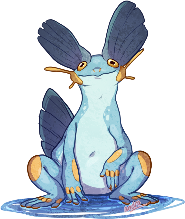“ Day 18, Water, Swampert My Precious Babu In Sapphire - Cartoon (866x950), Png Download