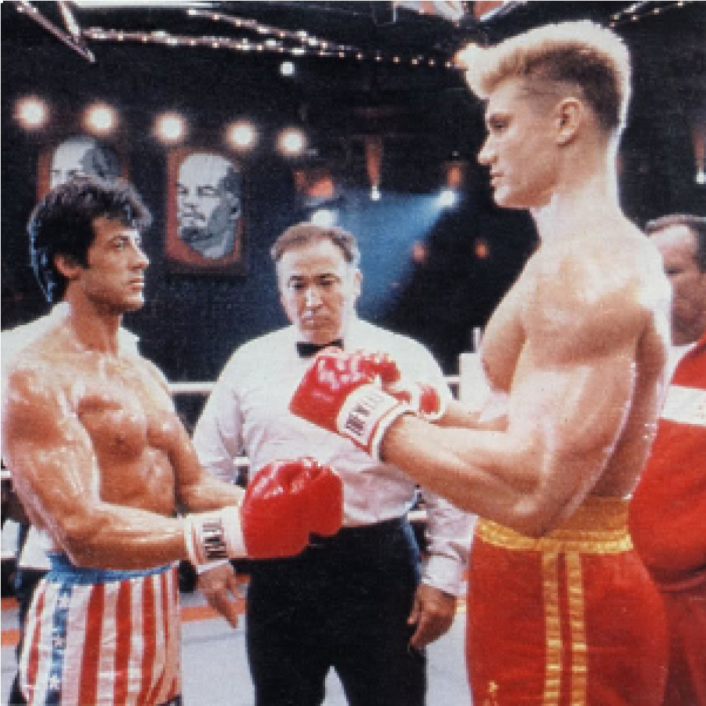 Rocky American Flag Costume - Rocky 4 (1000x1231), Png Download