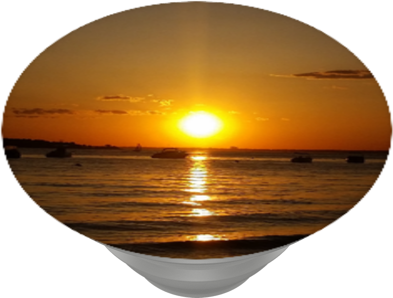 Sunset, Popsockets Sunset - Sun (989x1000), Png Download