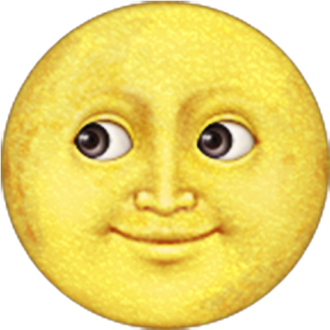 28 - Significa La Luna Amarilla De Whatsapp (650x650), Png Download