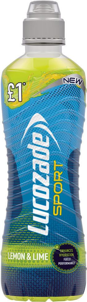 Lucozade Sport - Plastic Bottle (645x1200), Png Download