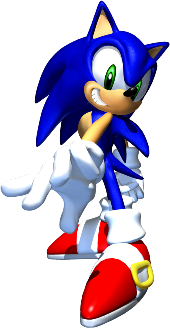 I Want A Sonic Model That Looks Like This One - Sonic Adventure 3d Art (668x1197), Png Download
