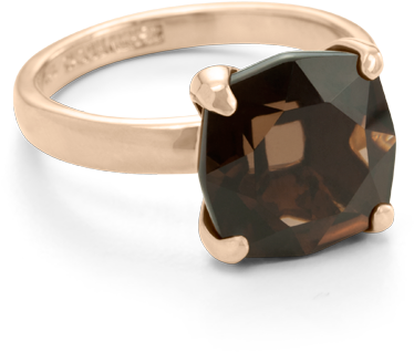 Kara Ring, Smokey Quartz, 9kt Rose Gold - Engagement Ring (800x800), Png Download