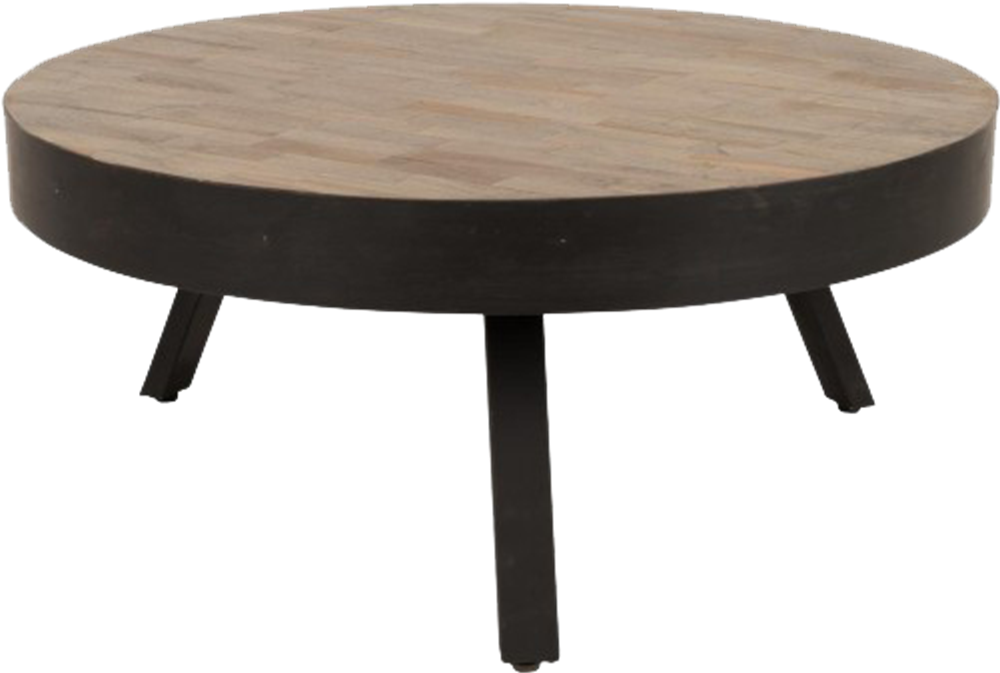 Productimage0 - Ronde Salontafel Metaal Hout (1000x673), Png Download