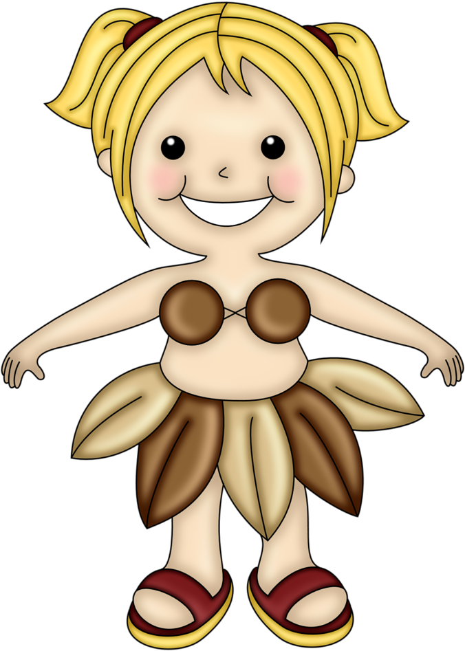 Hawaiian Aloha Tropical Hula Girl, Havaianas, Clipart, - Girl (782x1024), Png Download