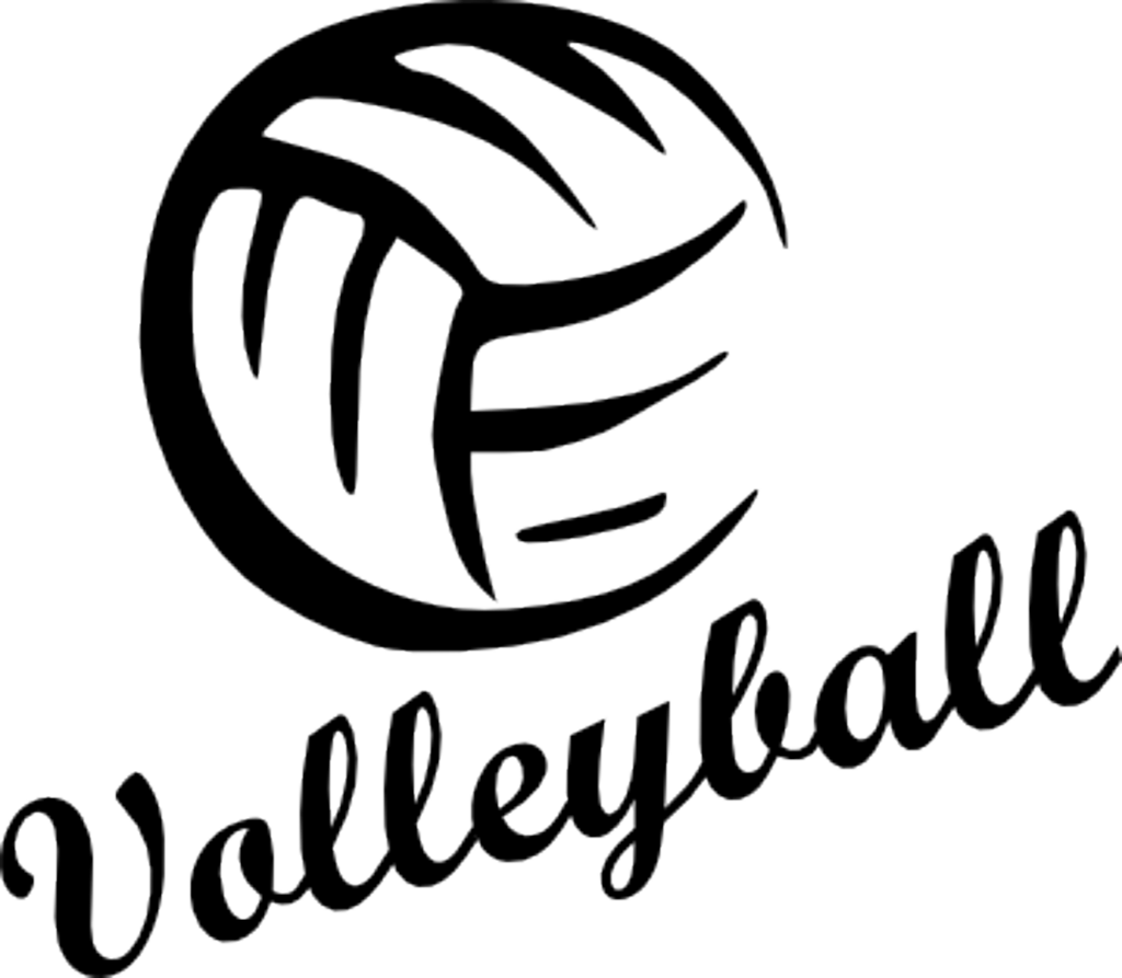 Clip Art Volleyball (1024x893), Png Download