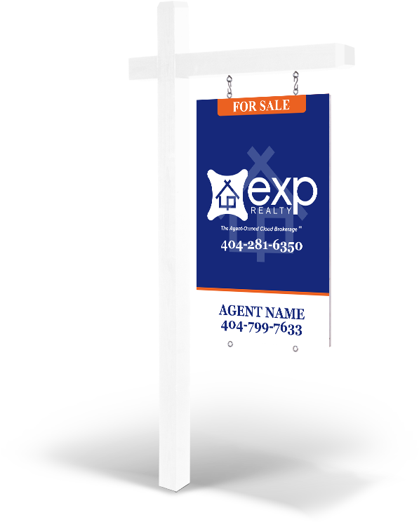 2' X 3' Wood Post With Hanging Panel - Sign (800x800), Png Download