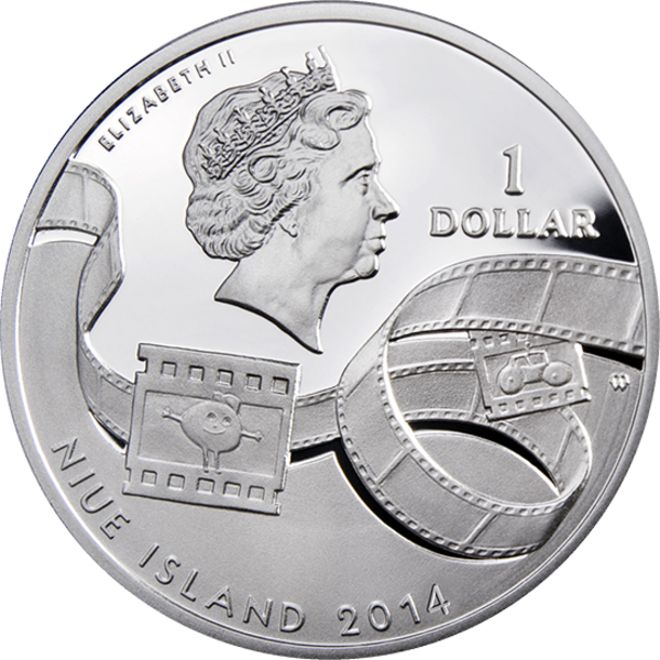 Niue 2014 Yogi Bear Proof Silver 1 Oz 23839 - Coin (600x600), Png Download