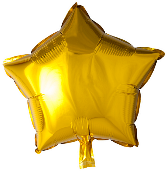 Foilballoon Star, 18'' - Balloon (650x650), Png Download