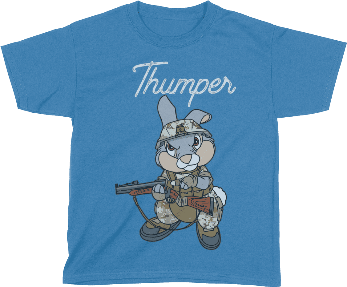Thumper - Marine - Kids - Comfort Colors Berry T Shirt (1200x1200), Png Download