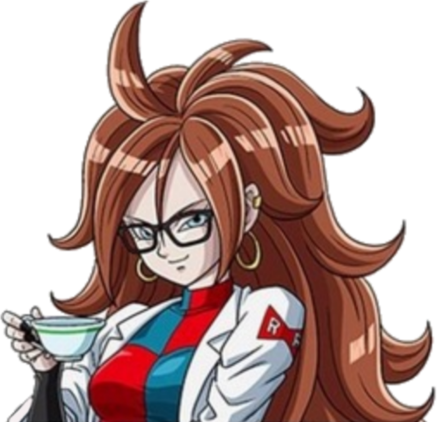 Android 21 Png - Bulma And Android 18 Android 21 (922x866), Png Download