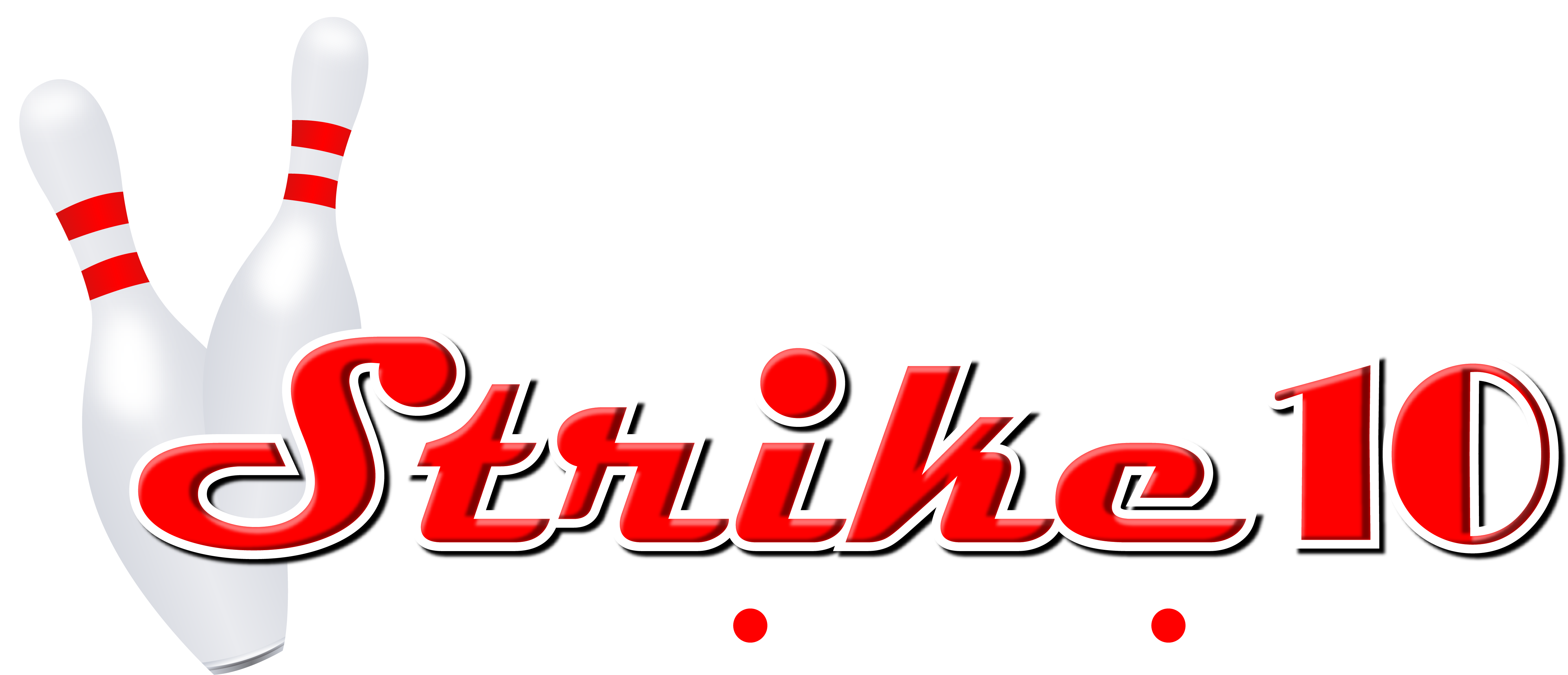 Bowling Strike Png - Ten-pin Bowling (5000x2219), Png Download