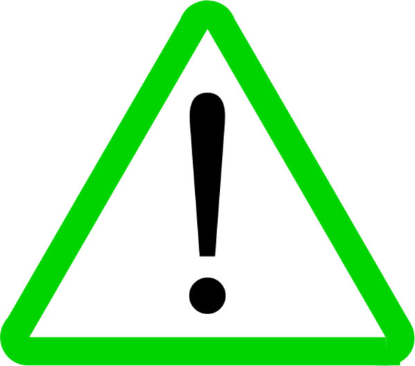 Warning Vector Clip Art - Traffic Sign (600x530), Png Download
