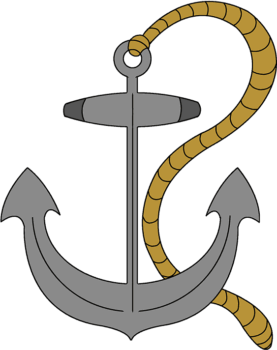 How To Draw An Anchor (680x740), Png Download