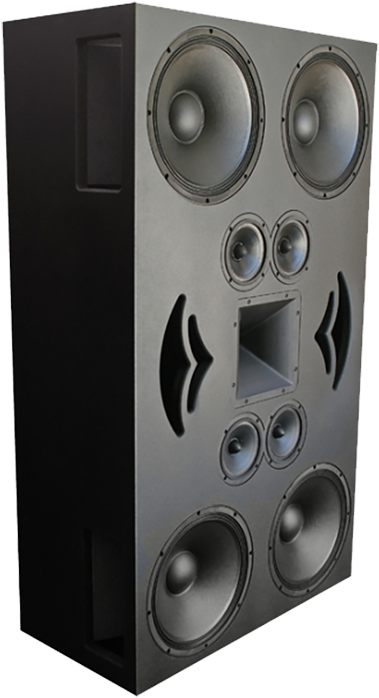 Double Helix Array - Studio Monitor (500x1000), Png Download