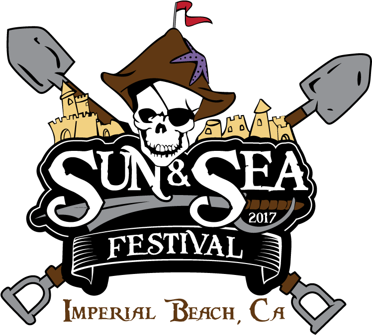 Banner Stock Sandcastle Clipart Under Sea - Sun And Sea Festival 2017 Imperial Beach (800x763), Png Download