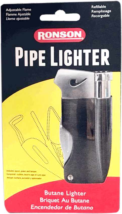 Ronsonol 41804, Ronson Pipe Lighter Blister Card 12 - Ronson Pipe Lighter (1000x1000), Png Download