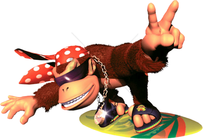 Free Png Download Funky Png Images Background Png Images - Donkey Kong Country 2 Funky Kong (850x581), Png Download