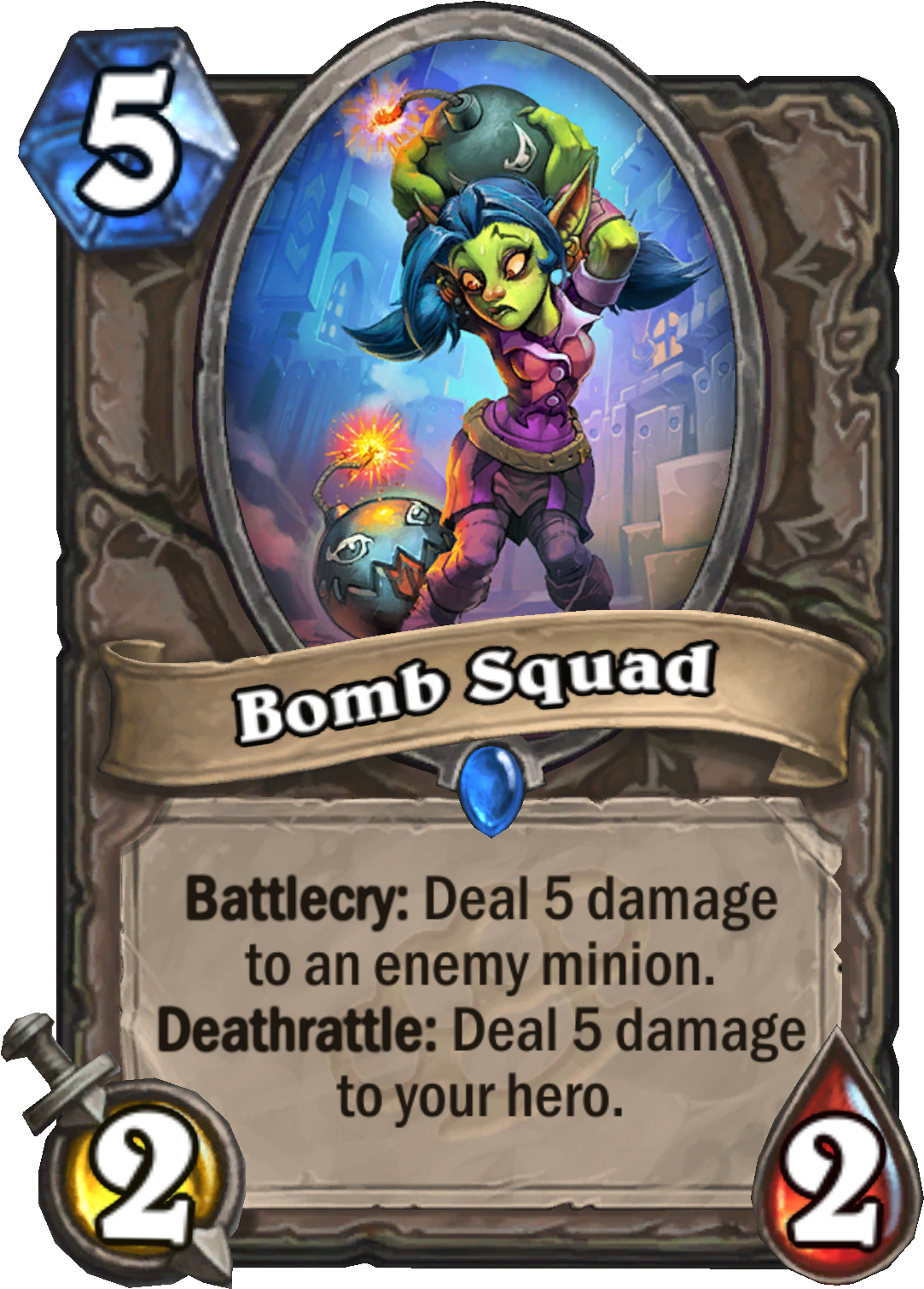 Https - Hearthstone 2 Cost Legendary (2000x2000), Png Download