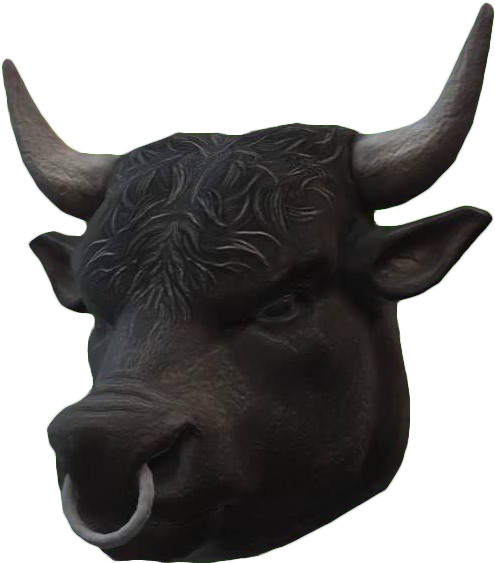 Show Off Your Masks - Bull (554x577), Png Download
