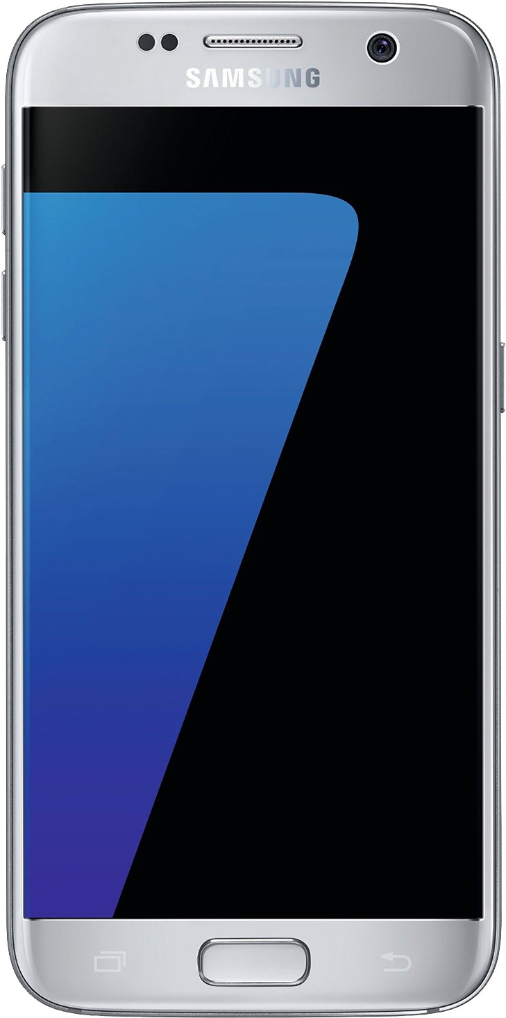 Samsung Galaxy S7 Silver - Samsung Sm G930w8 (810x1500), Png Download