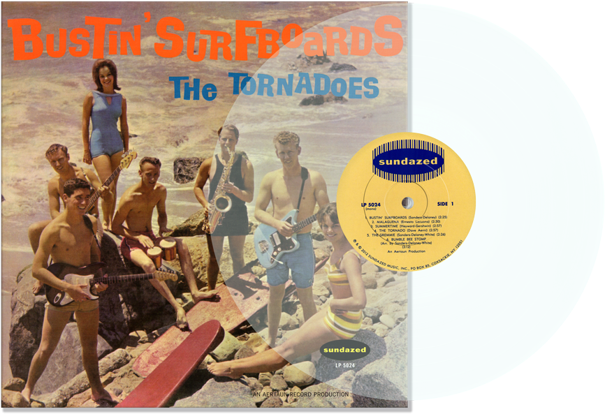 Colored Vinyl Lp - Tornadoes Bustin Surfboards (900x900), Png Download
