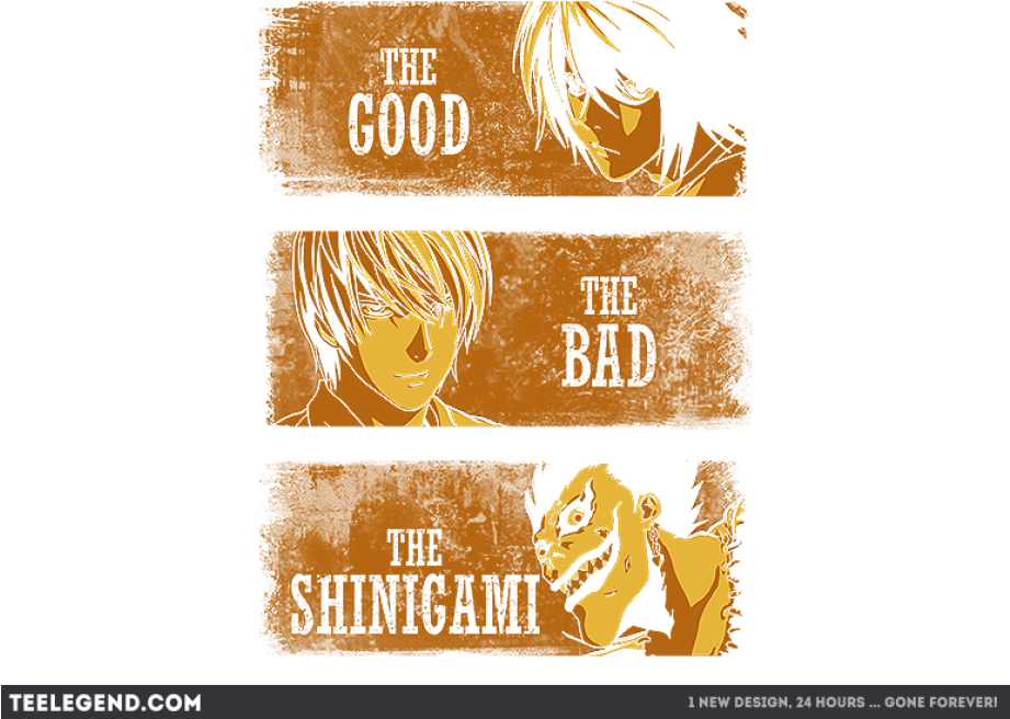 The Good, The Bad And The Shinigami - Graphic Design (920x681), Png Download