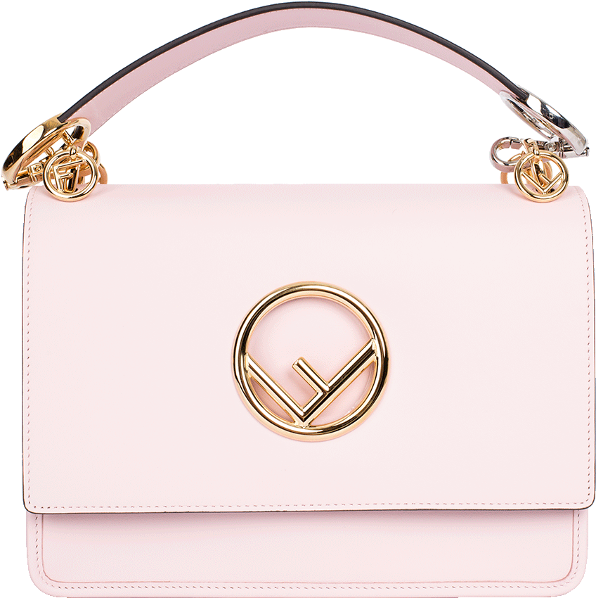 Fendi Kan I Logo Top Handle Bag - Handbag (960x1223), Png Download