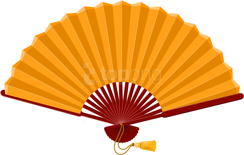 Free Png Download Chinese Fan Clipart Png Photo Png - Fan Clipart Png (850x539), Png Download