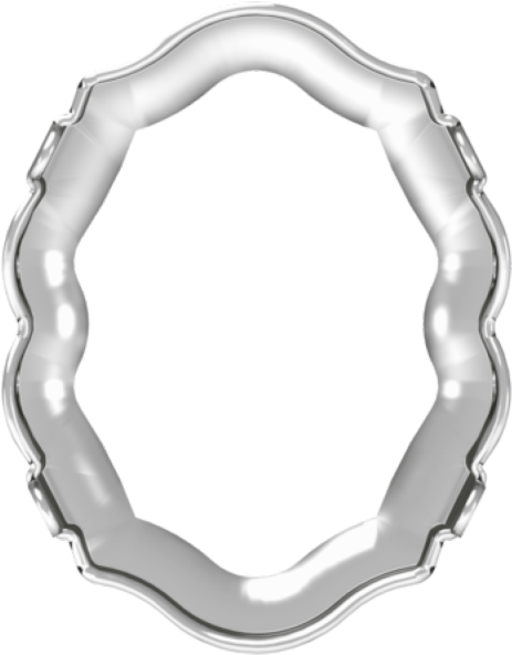 Swarovski 4142s Setting For Swarovski 4142 Baroque - Circle (600x600), Png Download