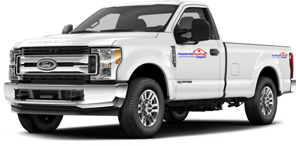 Residential Roofing Depot Cars - 2018 Ford F 350 Regular Cab (1024x496), Png Download