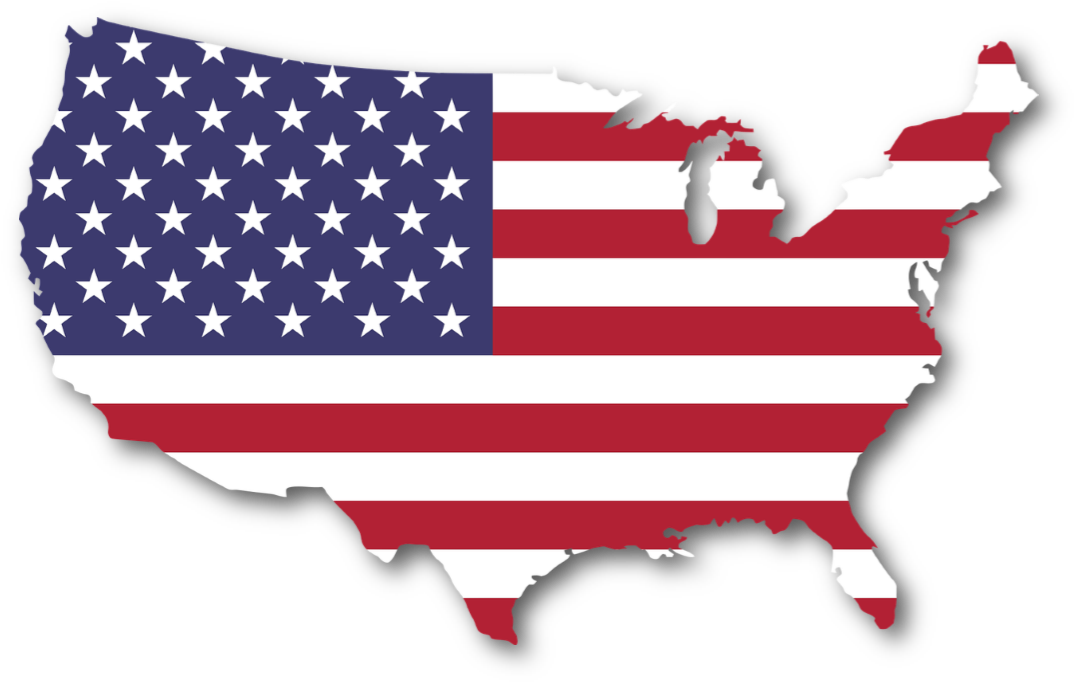 Picture - Usa Flag Country Png (1086x694), Png Download