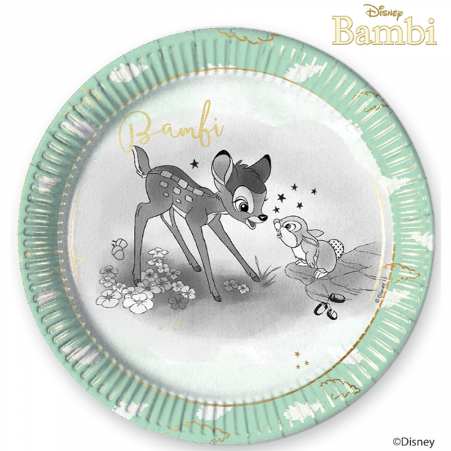 Disney Bambi Paper Plates - Bambi Party Decorations (650x650), Png Download