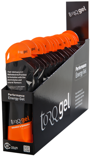 Orange & Banana - Torq Energy Gel (45g): Raspberry Ripple (439x659), Png Download