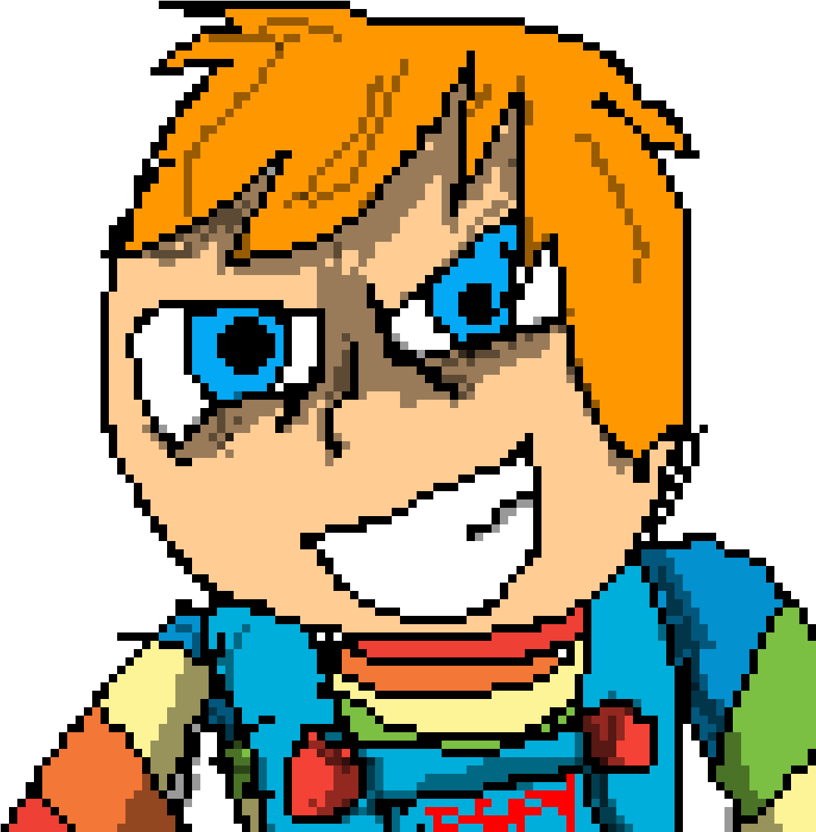 Chucky - Ponto Cruz Bebe (1200x1200), Png Download