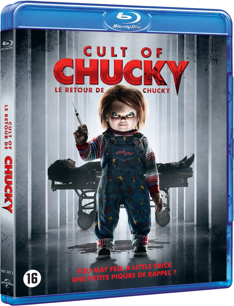 Cult Of Chucky Bd 3d - Chucky 7: Cult Of Chucky (dvd) (860x1080), Png Download