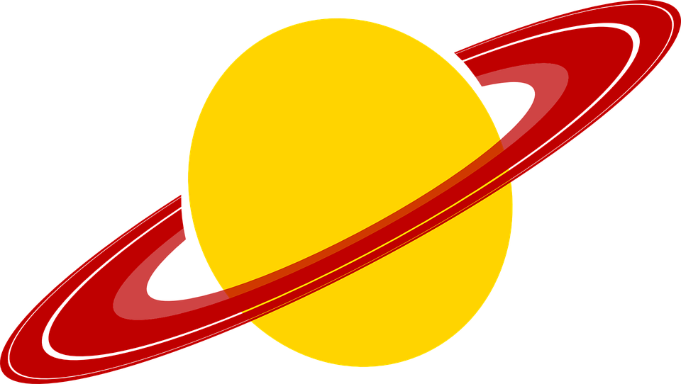 Small - Saturn Clip Art (600x301), Png Download